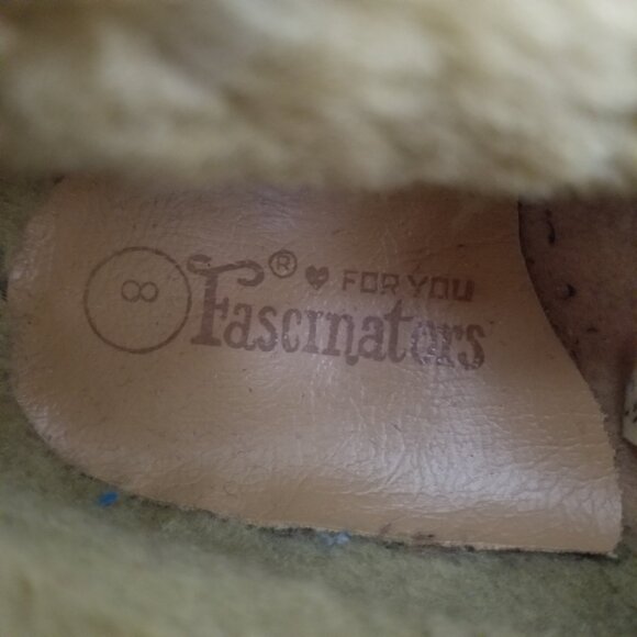 Red brown suede boots faux fleece lined size 8 - Picture 2 of 6